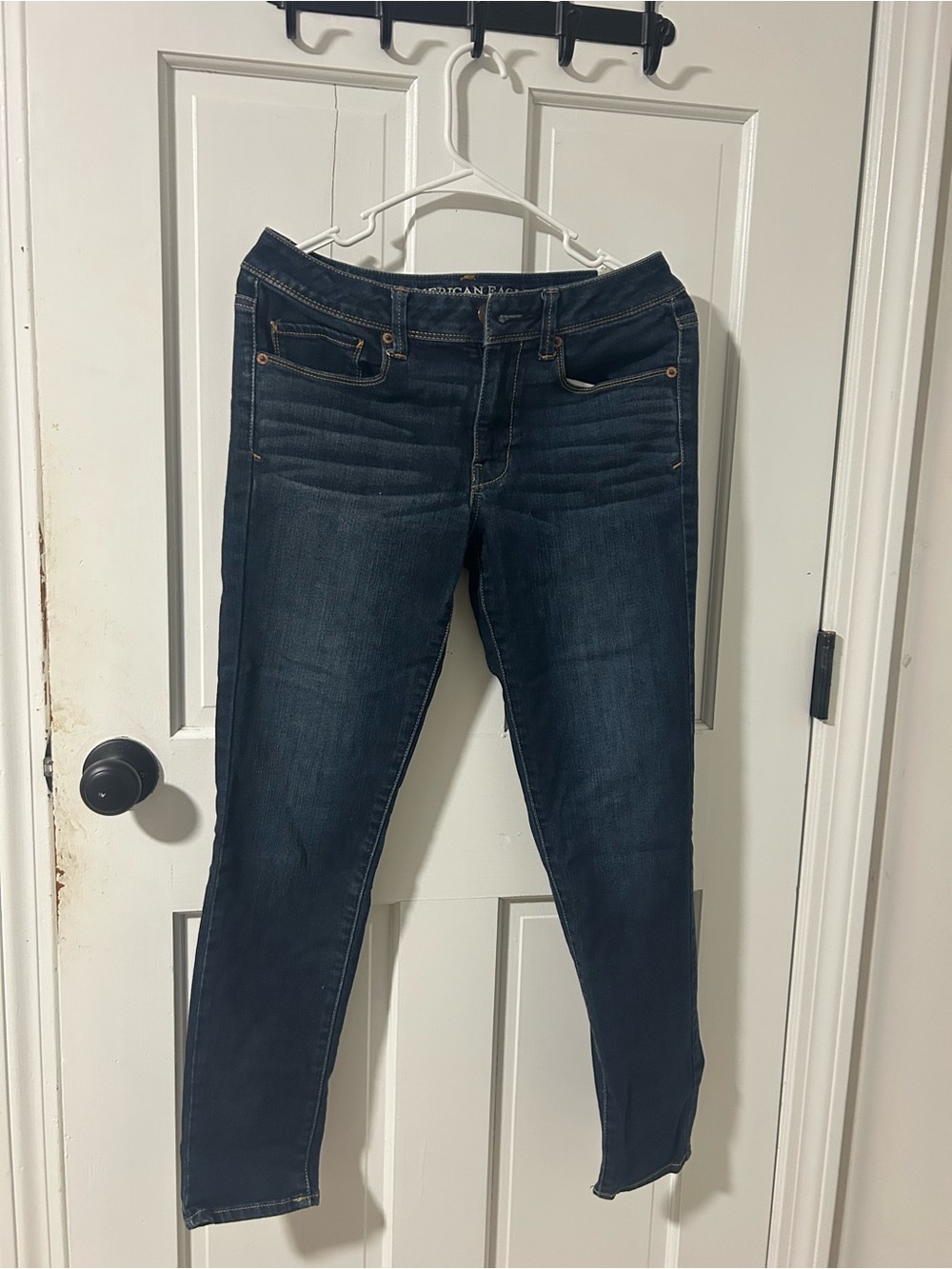 American Eagle Outfitters Dark Blue Skinny Jeans